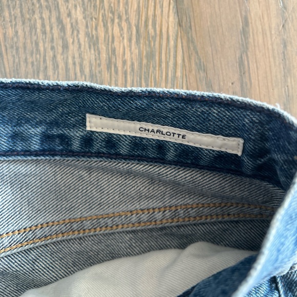 Citizens of Humanity Charlotte Crop Straight Leg Jean in Soirée - Picture 3 of 8